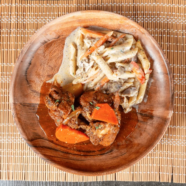 Brown Stew Chicken.