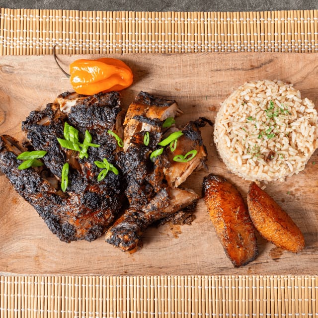Spicy Jerk Chicken.