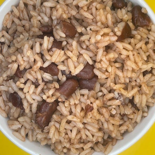 Rice & Peas.