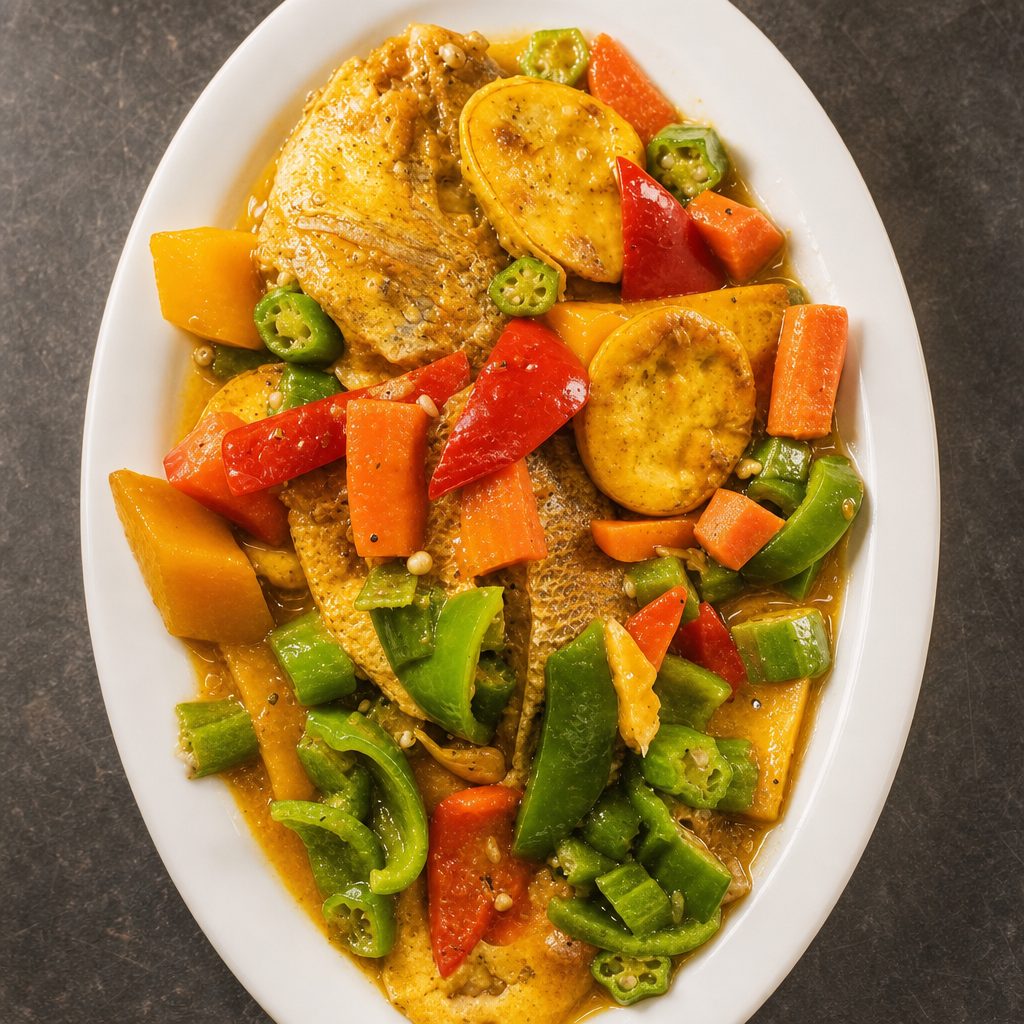 Steamed Snapper.