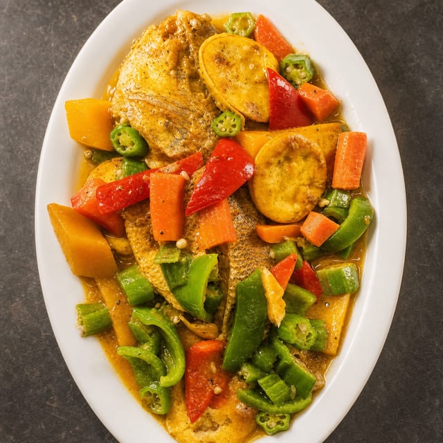 Steamed Snapper.