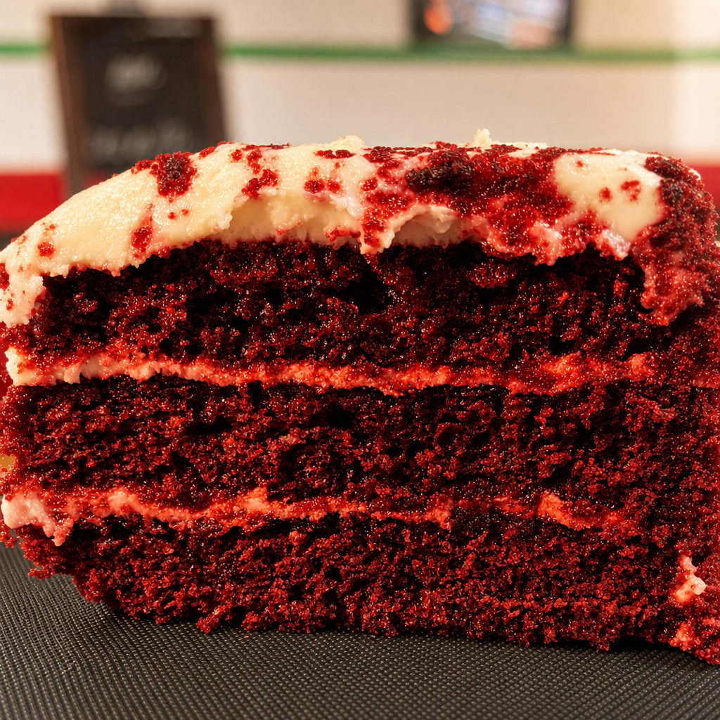 RED VELVET CAKE.