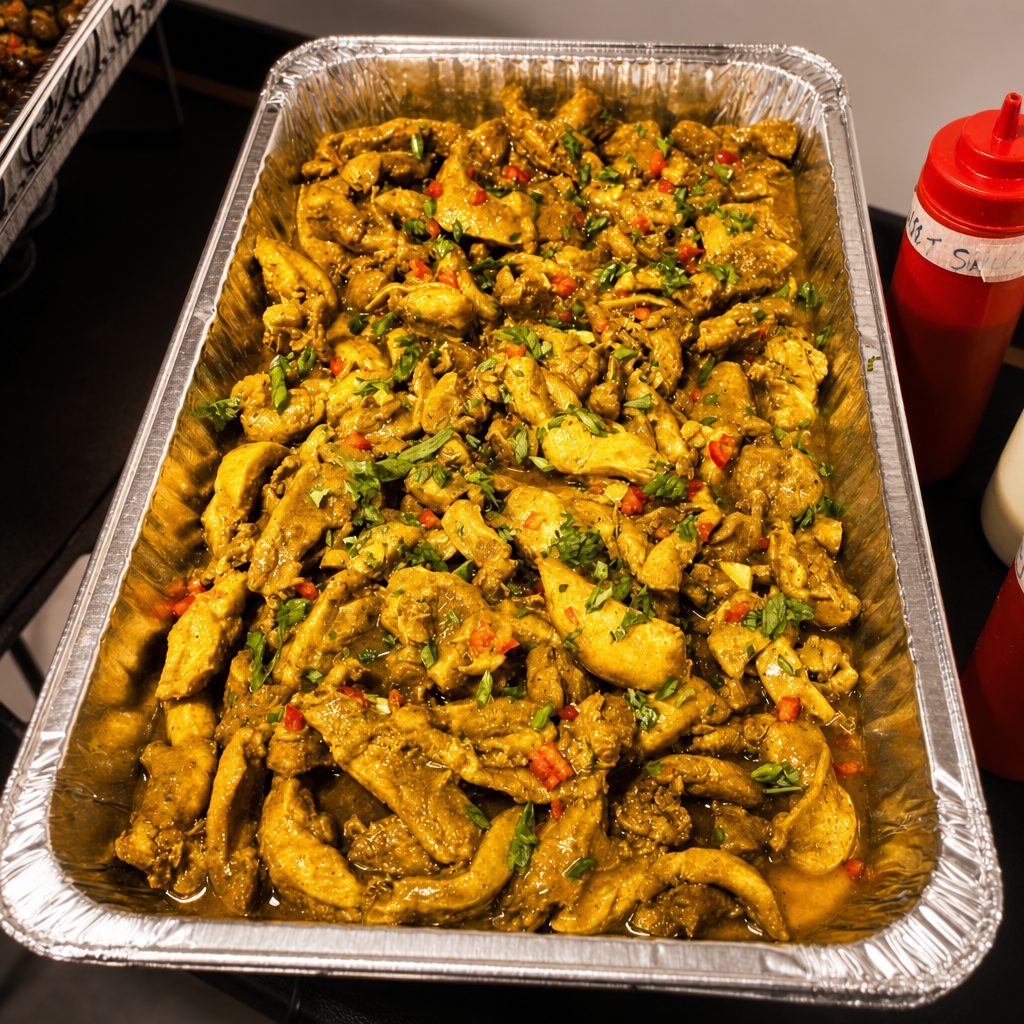 Boneless Curry Chicken.